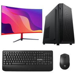 Turbox Tx2990 i5 8400 16GB Ram 512GB M.2 NVMe SSD 27 Curved Monitör Masaüstü Ev Ofis Hazır Sistem - 1