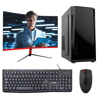 Turbox Tx3049 i7 2600 16GB Ram 256GB M.2 NVMe SSD 23.6 inç Curved Monitör Masaüstü Ev Ofis Hazır Sistem - 1