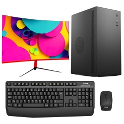 Turbox Tx3377 i7 10700 16GB Ram 512GB M.2 NVMe SSD 27 inç Curved Masaüstü Ev Ofis Hazır Sistem - 1