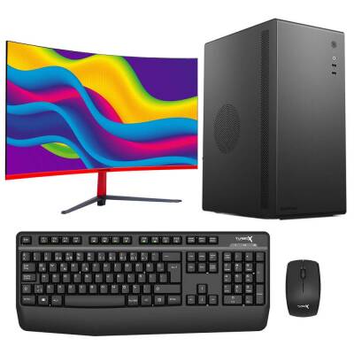 Turbox Tx3379 i5 11400 8GB Ram 512GB M.2 NVMe SSD 23.6 inç Curved Masaüstü Ev Ofis Hazır Sistem - 1
