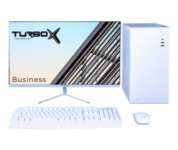 Turbox Tx3613 i5 2400 8GB Ram 256GB SSD 23.8 Monitör Beyaz Masaüstü Ev Ofis Hazır Sistem - 1