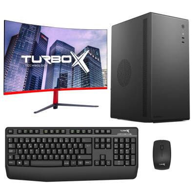 Turbox Tx3804 i5 4440 16GB Ram 512GB M.2 NVMe SSD 27 inç Curved Masaüstü Ofis Hazır Sistem - 1