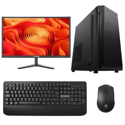 Turbox Tx381 i5 650 Turbo 3.46GHz 8GB Ram 256GB SSD 20 inç Monitör Ofis Hazır Sistem - 1