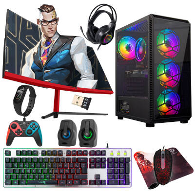 Turbox Tx4139 i5 4440 16GB Ram 1TB SSD 4GB R7 240 GDDR5 23.6 inç Curved Oyun Hazır Sistem - 1