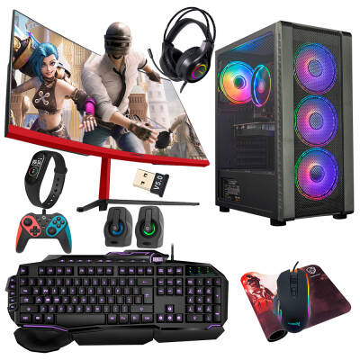Turbox Tx4164 i5 6400 16GB Ram 1TB SSD 4GB GTX1050Ti GDDR5 27 inç Curved Oyun Hazır Sistem - 1
