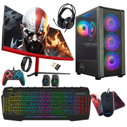 Turbox Tx4233 i7 3770 16GB Ram 1TB SSD 8GB RX580 256Bit 27 inç Curved Oyun Hazır Sistem - 1