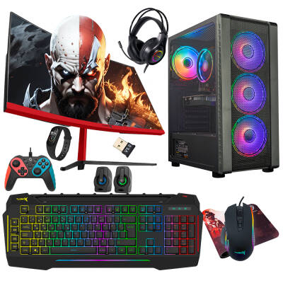 Turbox Tx4233 i7 3770 16GB Ram 1TB SSD 8GB RX580 256Bit 27 inç Curved Oyun Hazır Sistem - 1