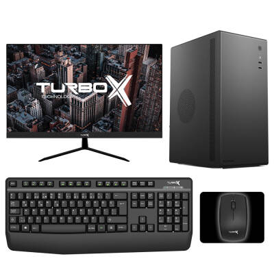Turbox Tx4285 i3 6100 8GB DDR4 256GB NVMe 21.5 inç Monitör Masaüstü Ev Ofis Hazır Sistem - 1