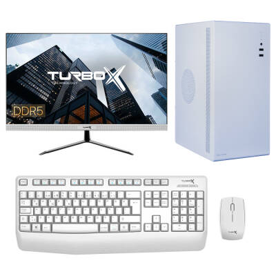 Turbox Tx4748 Intel Core i7 13700 16GB DDR5 Ram 1TB NVMe 21.5 inç FHD Monitör Ofis Hazır Sistem - 1