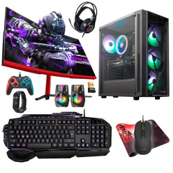 Turbox Tx4773 i5 10400F 16GB Ram 1TB SSD 8GB RX580 GDDR5 27 Curved Oyun Hazır Sistem - 1