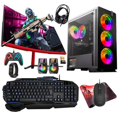 Turbox Tx4794 i5 10400F 16GB Ram 1TB SSD 8GB RX580 GDDR5 27 Curved Oyun Hazır Sistem - 1