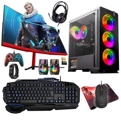 Turbox Tx4797 i5 10400F 16GB Ram 1TB SSD 4GB GTX750Ti GDDR5 27 Curved Oyun Hazır Sistem - 1