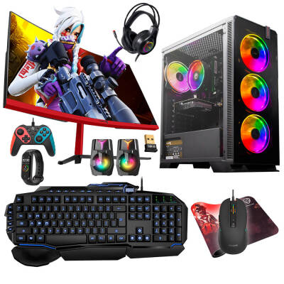 Turbox Tx4803 i5 10400F 16GB Ram 1TB SSD 6GB GTX1660Ti GDDR6 27 Curved Oyun Hazır Sistem - 1