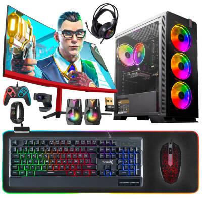 Turbox Tx4908 Ryzen 5 5500 16GB DDR4 512GB SSD 4GB GTX1650 27 Curved Oyun Hazır Sistem - 1