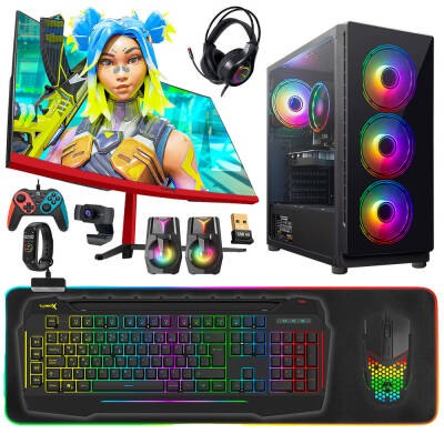 Turbox Tx4937 i7 6700 16GB Ram 1TB SSD 4GB GTX1650 23.6 Curved Oyun Hazır Sistem - 1