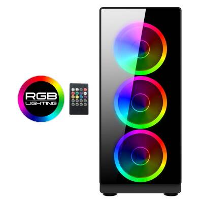 Turbox Tx500 i5 3470 16GB Ram 256GB SSD 1TB HDD 4GB RX550 27 inç Curved Masaüstü Oyun Bilgisayarı - 3