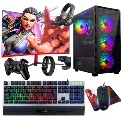 Turbox Tx500 i7 4770 16GB Ram 256GB SSD 4GB R7 240 23.8 Curved Oyun Hazır Sistem - 1