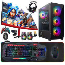 Turbox Tx5017 Ryzen 5 3600 16GB 512GB SSD GTX1650 4GB 23.6 Curved Oyun Hazır Sistem - 1