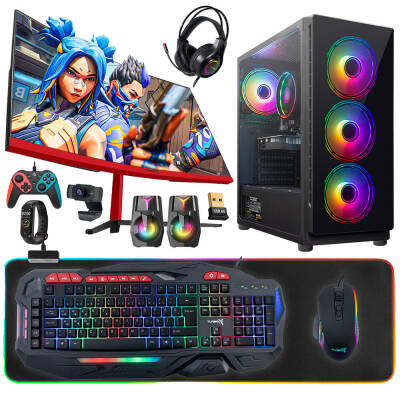 Turbox Tx5017 Ryzen 5 3600 16GB 512GB SSD GTX1650 4GB 23.6 Curved Oyun Hazır Sistem - 1