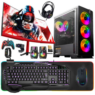 Turbox Tx5020 Ryzen 5 3600 32GB 512GB SSD GTX1660Ti 6GB 23.6 Curved Oyun Hazır Sistem - 1