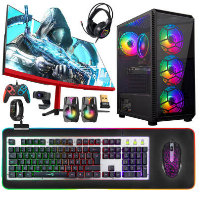 Turbox Tx5031 i5 9400F 16GB 1TB SSD 4GB GTX750Ti GDDR5 23.6 Curved Oyun Hazır Sistem - 1