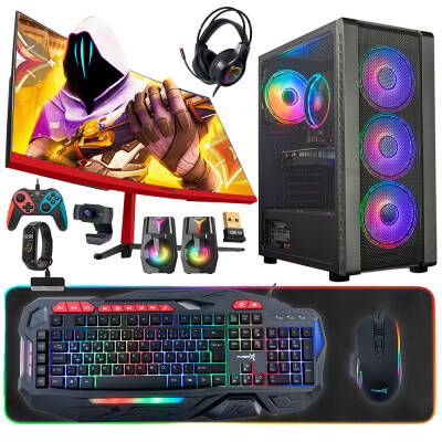 Turbox Tx5034 i5 9400F 16GB 1TB SSD 4GB GTX1050Ti GDDR5 23.6 Curved Oyun Hazır Sistem - 1