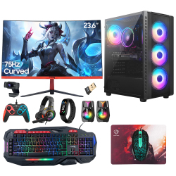 Turbox Tx5034 i5 9400F 16GB 1TB SSD 4GB GTX1050Ti GDDR5 23.6 75Hz Curved Oem Paket - 1