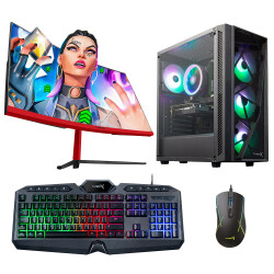 Turbox Tx5068 Intel Core i5 6400 16GB Ram 512GB SSD 8GB RX580 23.6 Curved Oyun Hazır Sistem - 1