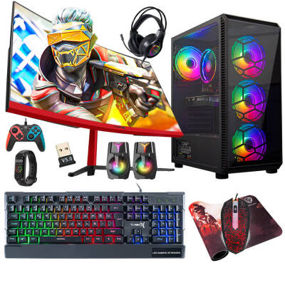 Turbox Tx5140 Intel Core i5 8400 16GB Ram 512GB SSD 4GB GT740 GDDR5 23.6 Curved Oyun Hazır Sistem - 1