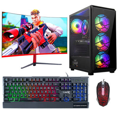 Turbox Tx5155 i5 9400F 16GB Ram 512GB SSD 4GB GT740 23.6 Curved Oyun Hazır Sistem - 1