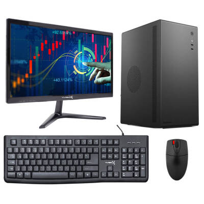 Turbox Tx5159 i3 3220 8GB Ram 128GB SSD 19.5 inç Monitör Masaüstü Ofis Hazır Sistem - 1