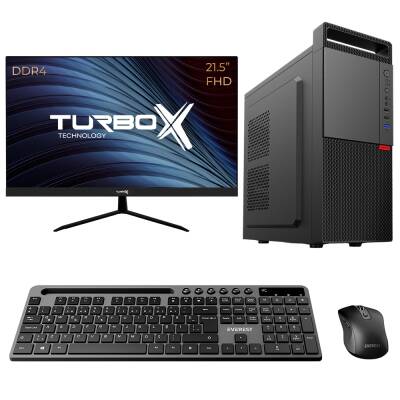 Turbox Tx5179 i7 6700 32GB DDR4 512GB SSD 21.5 inç FHD Monitör Masaüstü Kurumsal Ofis Hazır Sistem - 1