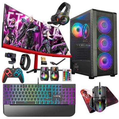 Turbox Tx5224 i5 11400F 16GB Ram 512GB SSD 4GB GTX1650 23.6 inç Curved Oyun Hazır Sistem - 1