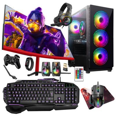 Turbox Tx5274 i5 9400F 16GB Ram 512GB SSD 4GB GTX750Ti 23.6 inç Curved Oyun Hazır Sistem - 1