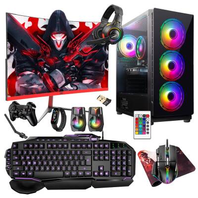 Turbox Tx5281 i5 9400F 32GB Ram 512GB SSD 8GB RX580 23.6 165Hz Curved Oyun Hazır Sistem - 1