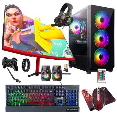 Turbox Tx5286 i5 9400F 16GB Ram 512GB SSD 4GB GT740 GDDR5 27 inç 100Hz Curved Oyun Hazır Sistem - 1