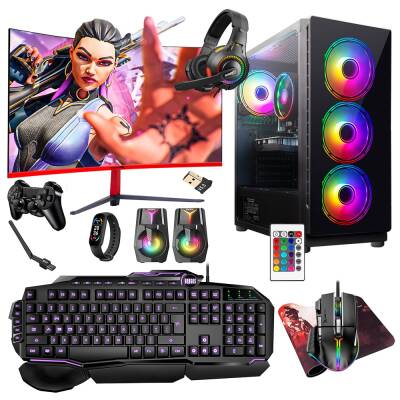 Turbox Tx5287 i5 9400F 16GB Ram 512GB SSD 4GB RX560 27 inç 100Hz Curved Oyun Hazır Sistem - 1
