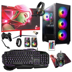 Turbox Tx5288 i5 9400F 32GB Ram 512GB SSD 4GB RX560 27 inç 100Hz Curved Oyun Hazır Sistem - 1