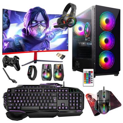 Turbox Tx5289 i5 9400F 16GB Ram 512GB SSD 8GB RX580 27 inç 100Hz Curved Oyun Hazır Sistem - 1