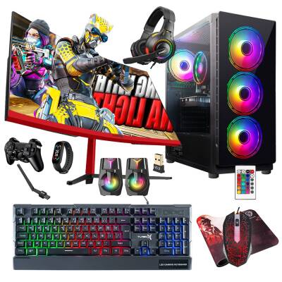 Turbox Tx5295 i5 9400F 16GB Ram 512GB SSD 4GB RX550 27 inç 100Hz Curved Oyun Hazır Sistem - 1