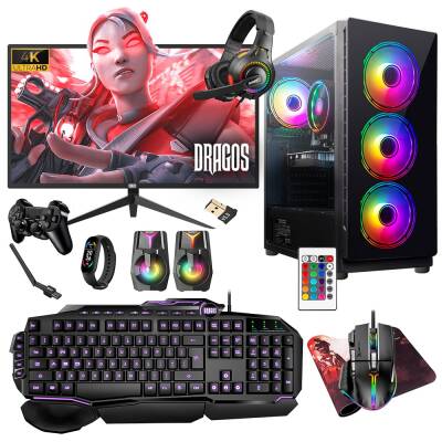 Turbox Tx5297 i5 9400F 32GB Ram 512GB SSD 8GB RX580 28 inç 4K Monitör Oyun Hazır Sistem - 1