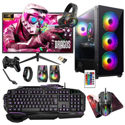 Turbox Tx5304 i5 9400F 32GB Ram 512GB SSD 4GB GTX1650 28 inç 4K Monitör Oyun Hazır Sistem - 1