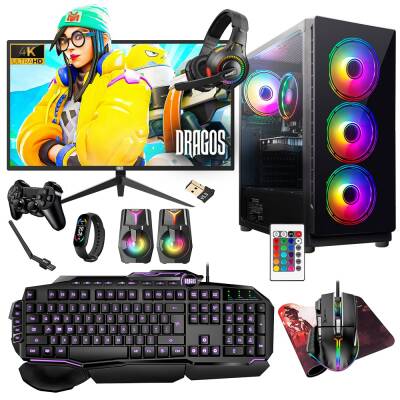 Turbox Tx5305 i5 9400F 16GB Ram 512GB SSD 6GB GTX1660Ti 28 inç 4K Monitör Oyun Hazır Sistem - 1