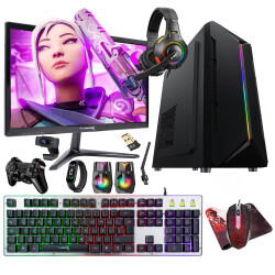 Turbox Tx5318 i5 2400 8GB Ram 256GB SSD 4GB Ekran Kartı 19.5 inç Monitör Oyun Hazır Sistem - 1