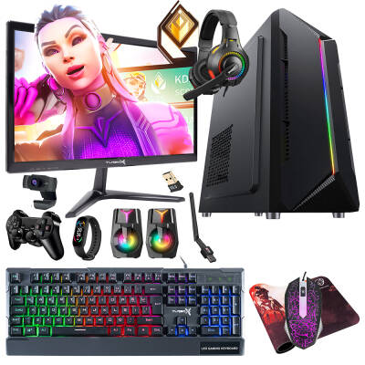 Turbox Tx5352 i7 2600 8GB Ram 256GB SSD 4GB Ekran Kartı 19.5 inç Monitör Oyun Hazır Sistem - 1