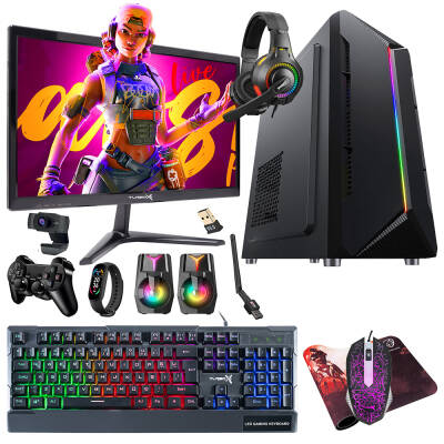 Turbox Tx5355 i5 3470 8GB Ram 256GB SSD 4GB Ekran Kartı 19.5 inç Monitör Oyun Hazır Sistem - 1