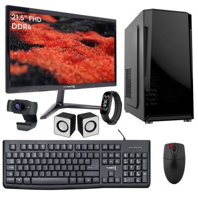 Turbox Tx5393 i3 6100 8GB DDR4 256GB M.2 NVMe SSD 21.5 inç FHD Monitör Masaüstü Ofis Hazır Sistem - 1