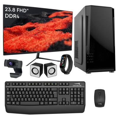 Turbox Tx5404 i5 7400 8GB DDR4 512GB M.2 NVMe SSD 23.8 inç FHD Monitör Masaüstü Ofis Hazır Sistem - 1