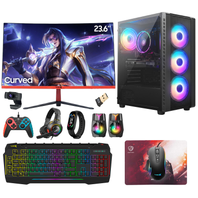 Turbox Tx5423 i5 6400 16GB Ram 512GB SSD 4GB GT740 23.6 75Hz Curved Oem Paket - 1