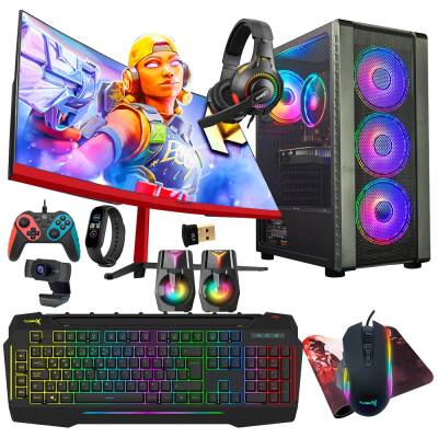 Turbox Tx5427 i5 6400 16GB Ram 512GB SSD 4GB GTX1050Ti 23.6 inç Curved Oyun Hazır Sistem - 1